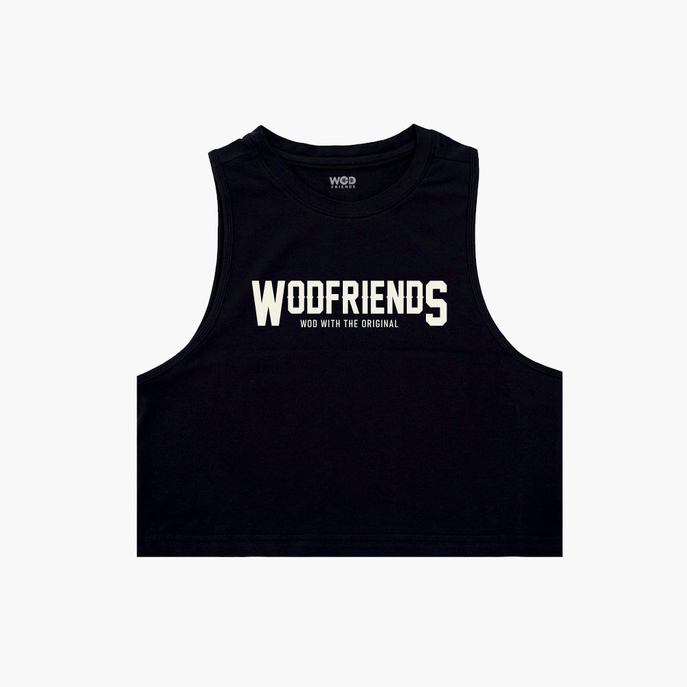 Lettering Logo Crop Sleeveless