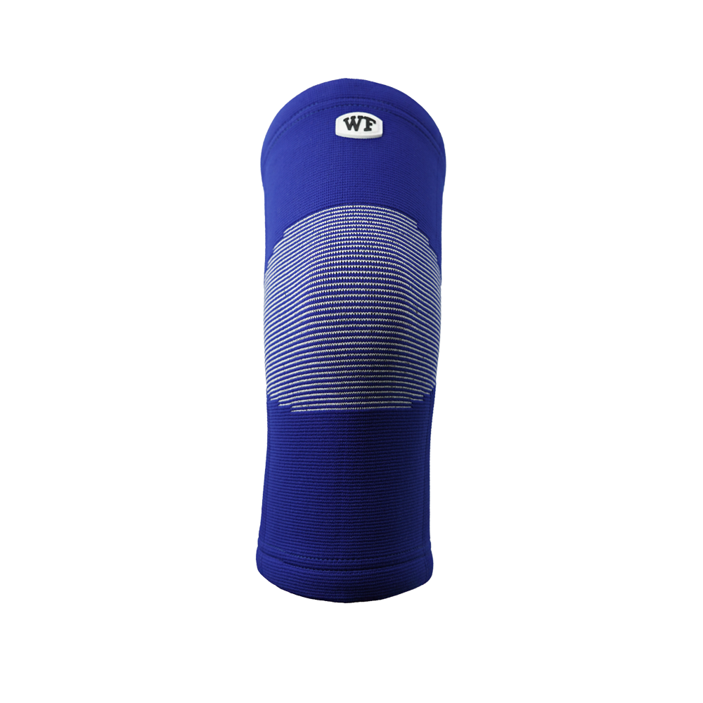 Double Layer Cotton Knee Sleeves Blue
