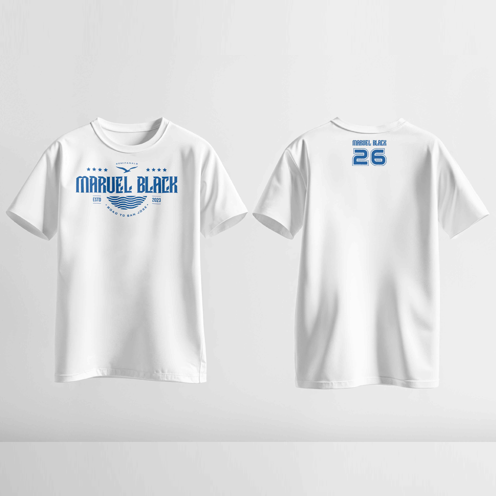 [Limited Edition] WODFRIENDS MARVEL BLACK T-SHIRTS WHITE