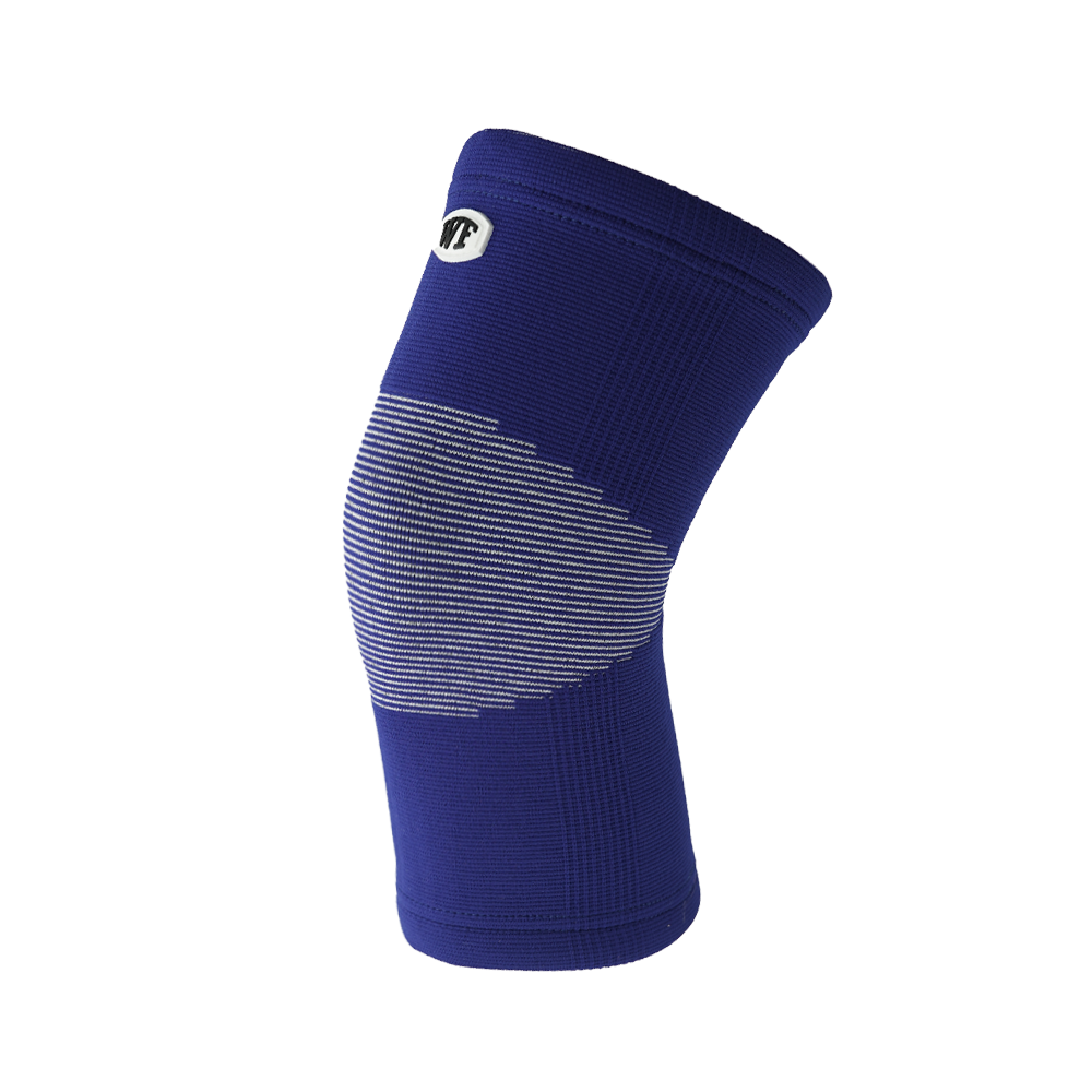 Double Layer Cotton Knee Sleeves Blue