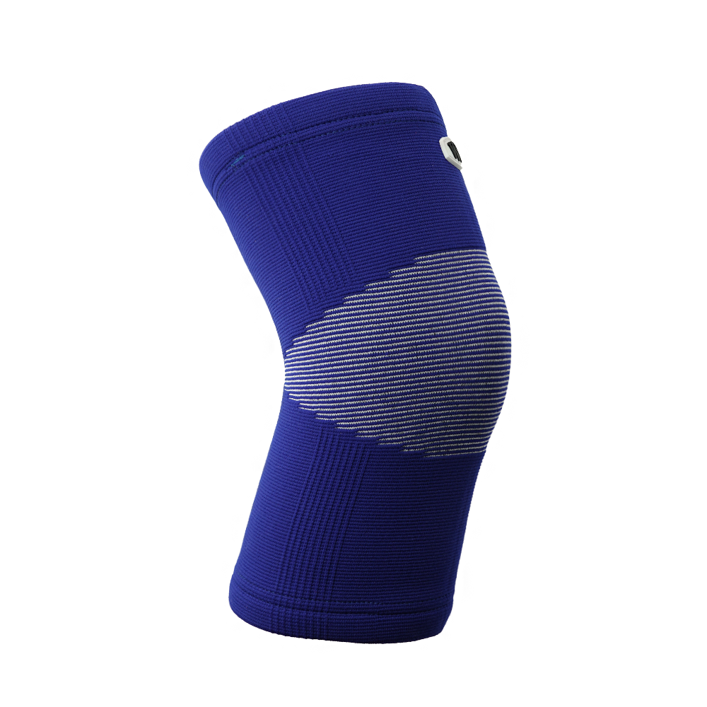 Double Layer Cotton Knee Sleeves Blue