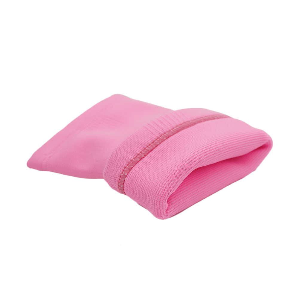 Double Layer Cotton Knee Sleeves Pink
