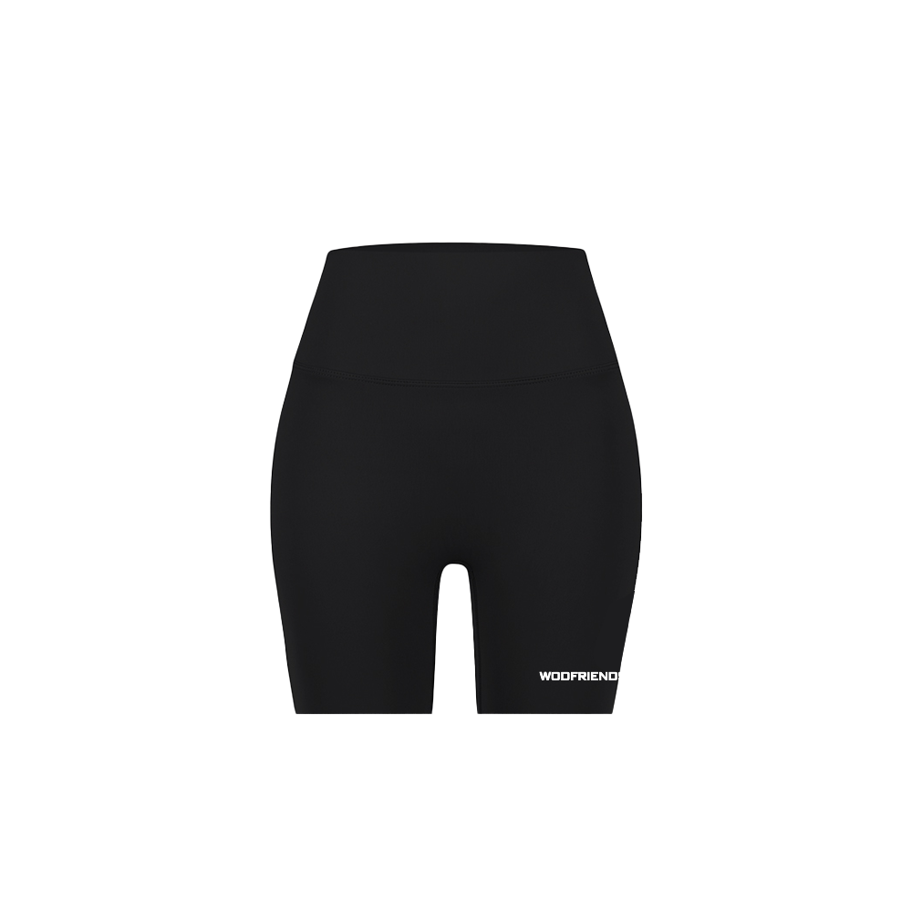 WOD Friends Sports Logo Women's  Leggings Medium Shorts 6"