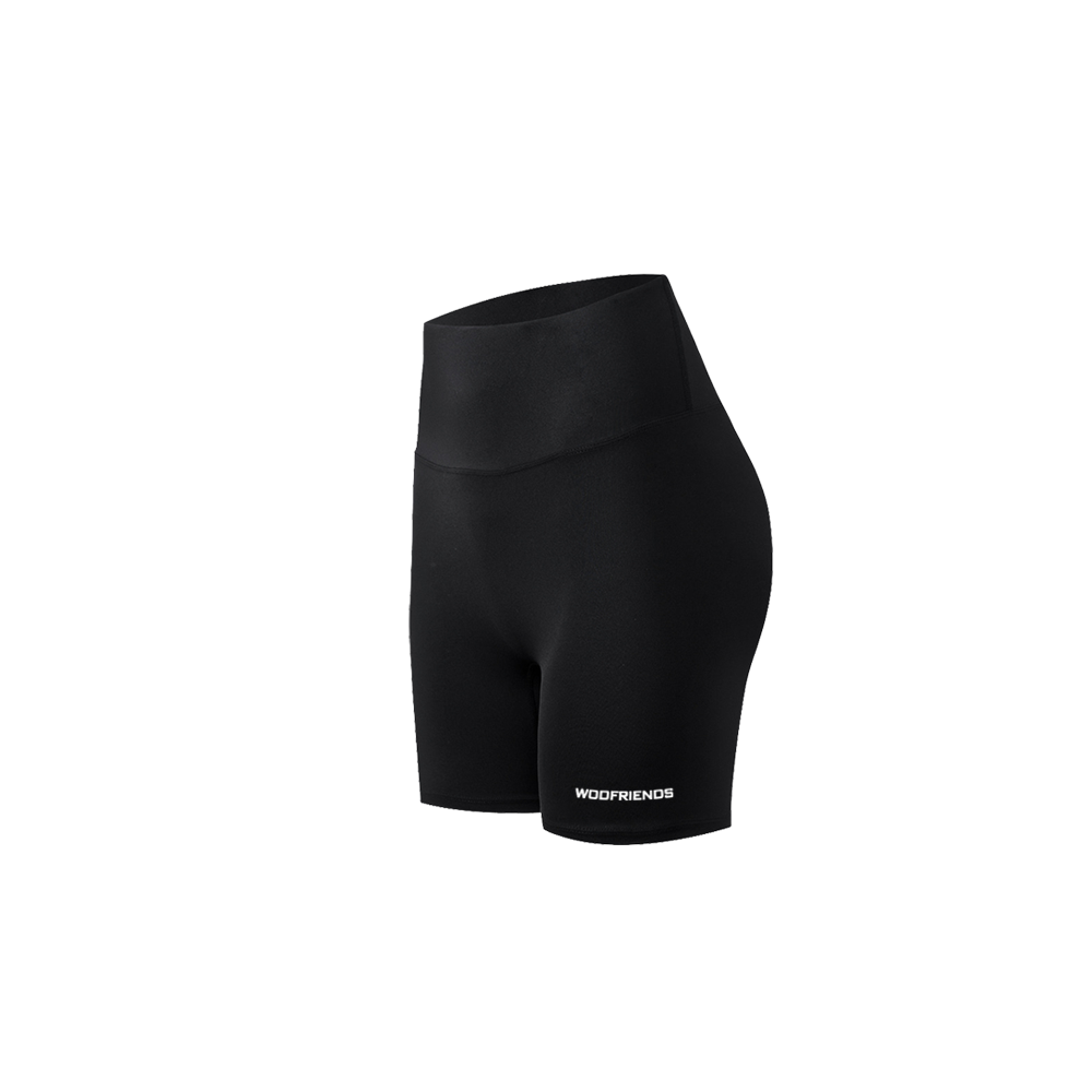 WOD Friends Sports Logo Women's  Leggings Medium Shorts 6"